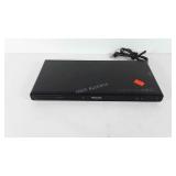 Philips DVD player, powers up, seller code O, 7