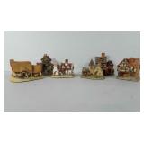 Six David Winter cottage houses/stores, includes