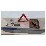 Automotive group, hazard reflector, taillight for