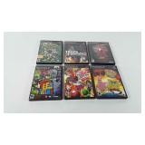 Six playstation 2 games, includes Teenage mutant