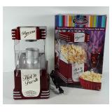 Nostalgia electrics popcorn maker with box,