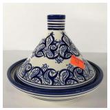 Moroccan serving tagine, 8x8