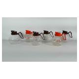 6 restaurant style coffee pots.