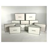 Chanel gift boxes, eleven in three sizes