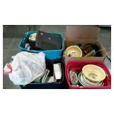 Skid lot: clothing, printer, lamp , in-line