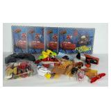 Toy lot: Lightening McQueen placemats, playmobil