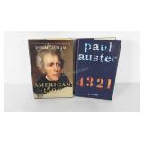 Books, 4321 by Paul Auster, first edition and
