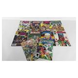 Comic books, ten Marvel titles including
