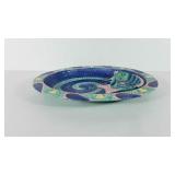 Mosaic fish chip and dip set, has a flea bite on