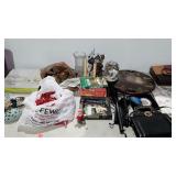 Books, crafting supplies, holiday decor, purse,