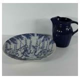 Ceramic plate marked Japan and Robinson