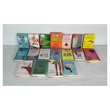 Hardback books, 18 total. Reading for women. All