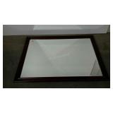 Large mirror, beveled glass,  45" x 60"