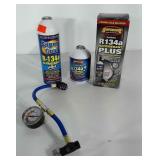 2 cans of Supercool R-134a plus hose.