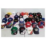 Thirty- six racing/nascar hats, includes Jeff