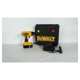 Working DeWalt 18 volt cordless drill with