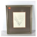 The Promise poem print, signed and numbered,