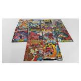 Comic books, ten Marvel titles including