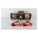 Advertising, coca-cola, includes two ornaments