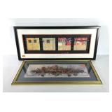 Wall art, floral and abstract framed prints,