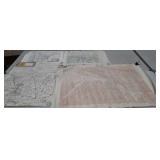 Older maps of Europe, including Germany & Paris.