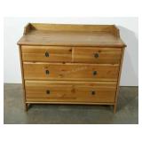 Four drawer pine dresser, could be used as a