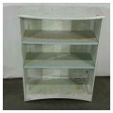 Bookshelf, painted, splatter design, needs