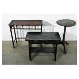 Small table group, three total,  condition as