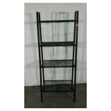 Metal plant stand, 58" tall, mesh shelves