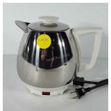 Jet-o-matic percolator, works, 8" H