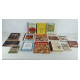 Group of cook books, includes Fairview Lutheran