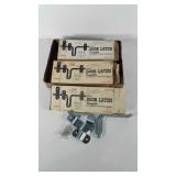 Hardware, seven boxes of heavy door latch,