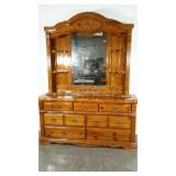 Two piece, Seven drawer (plus one hidden treasure