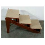 Doggie steps, carpeted, collapse for storage,