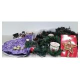 Christmas decorations including Reed