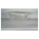 14 gallon Sterlite storage tote with lid.