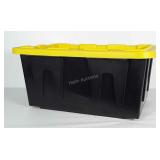 27 Gallon construction grade storage tote with