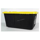 27 Gallon industrial grade storage tote with lid.