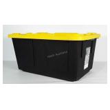 27 Gallon industrial grade storage tote with lid.