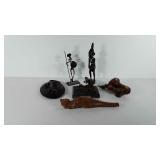 Home decor, includes wooden nutcracker with