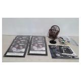 8 photo frames 8 by 10 inch, twig doll chair,