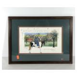 Salvation Army verse print, artist signed and