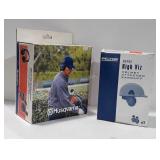 Husqvarna hearing protection and helmet attached