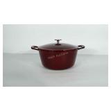 Kirkland Signature Enameled Cast Iron Dutch Oven.