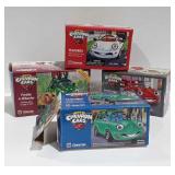 Four the Chevron cars by Chevron gas company