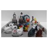 9 sets of salt and pepper shakers, a few are