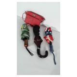 Rosetti purse and 3 umbrellas.