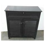 Laminate cabinet, one drawer, shelf space, needs