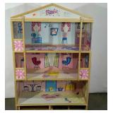Large Barbie dollhouse, 15 x 39 x 57, some