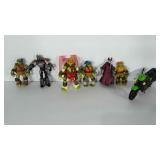 Teenage Mutant Ninja Turtle action figure lot.